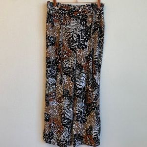 New Look Tribal Palazzo Pants • Sz L • NEW!